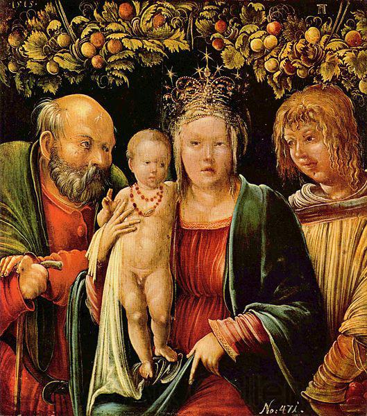 Albrecht Altdorfer Heilige Familie mit einem Engel